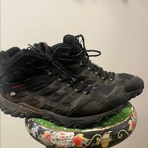 Merrell Men's Black Athletic Shoes MOAB Warm Dry thermo